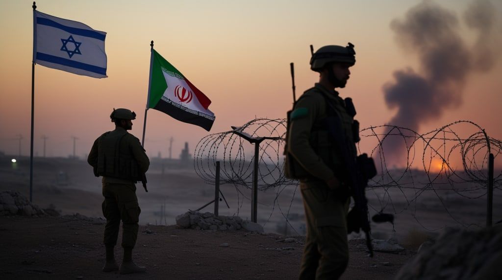 Pemandangan Infrastruktur Israel yang Hancur Parah Setelah Serangan dari Iran